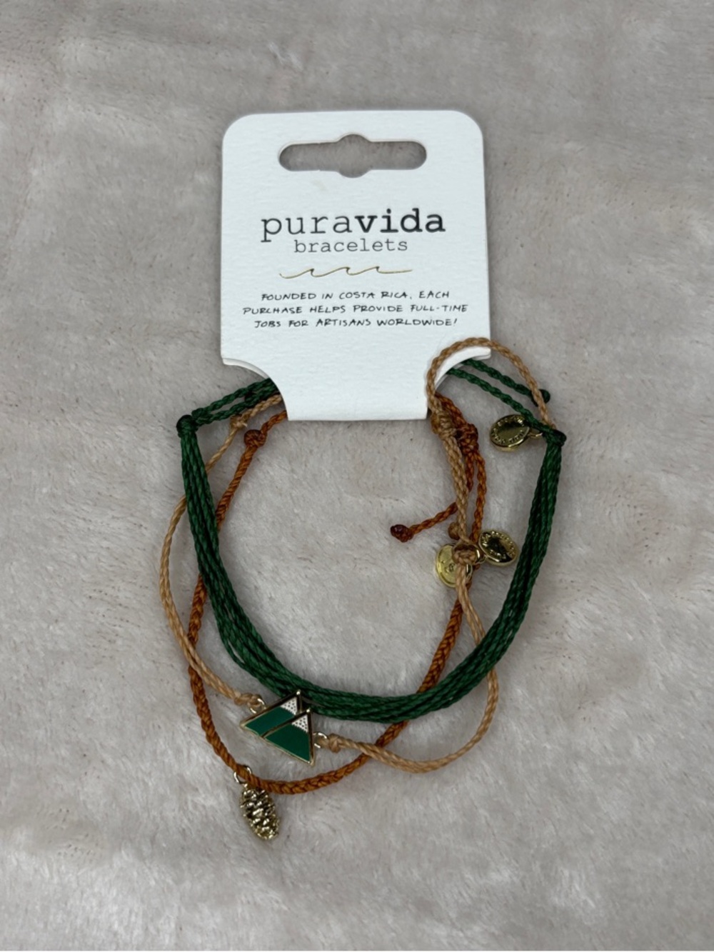 Pura Vida Layered Camping Charm Bracelet Set - Picture 1 of 5